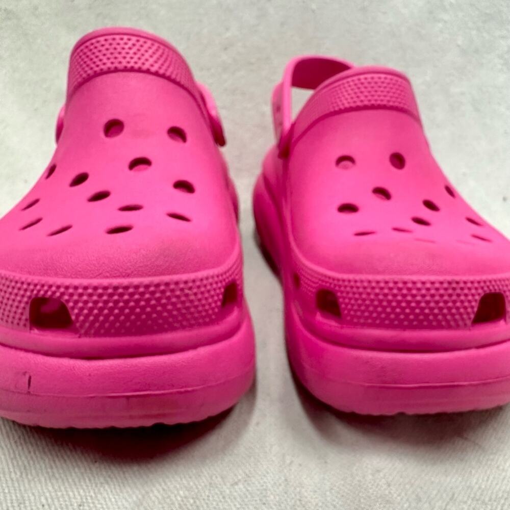 Crocs Classic Crush Platform Clog in Juice pink women size 9 mens 7 - Picture 6 of 13